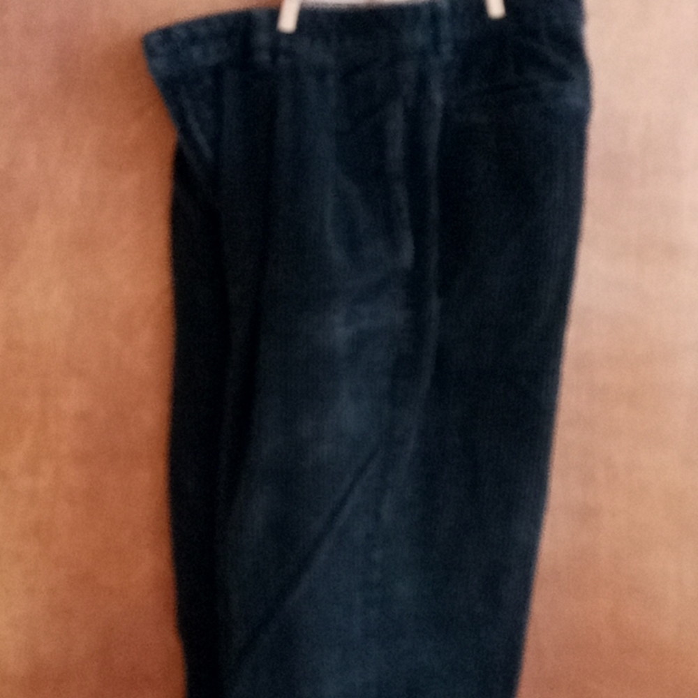 Men's Club Room 33x30 Black Corduroy Slacks